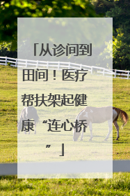 从诊间到田间！医疗帮扶架起健康“连心桥”